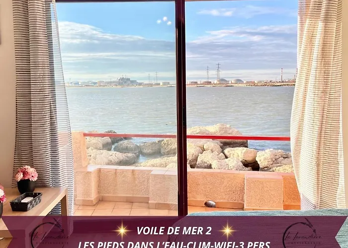 Voile de Mer 2 - Les Pieds dans l'eau, CLIM, Wifi, 3 personnes