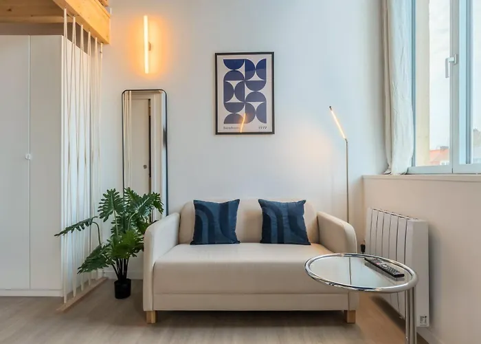 Studio pour deux personnes en mezzanine