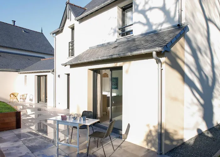 Maison lumineuse pour 8 avec grand jardin