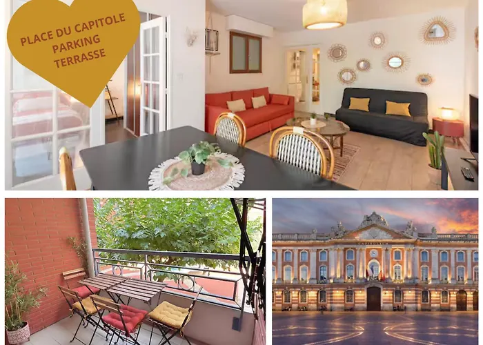 Appartement le Terracotta - Parking - Place du Capitole