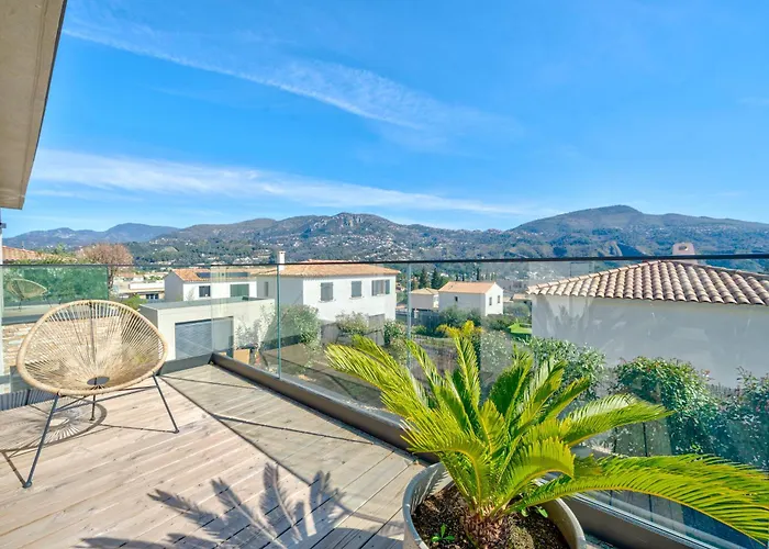 Villa Moderne avec Piscine Privée - Proche de Nice