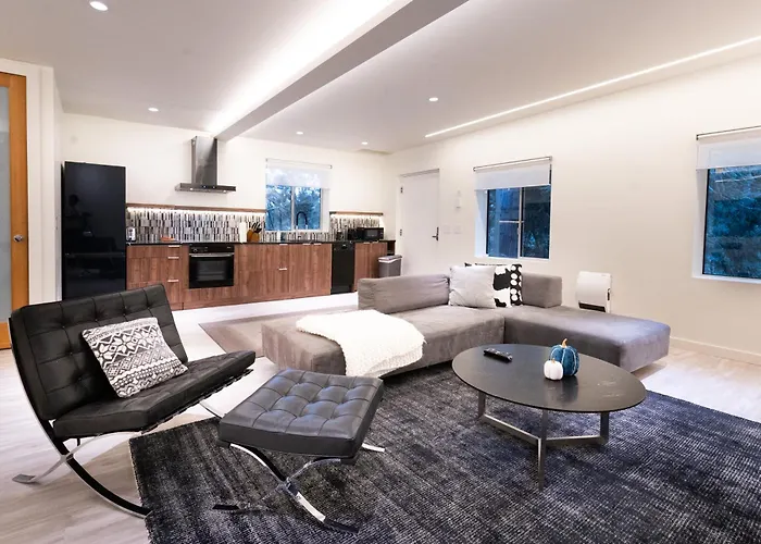 Modern Loft With Park Like Setting View