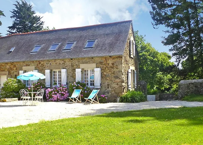 Stone House Near Pink Granite Coast Beaches