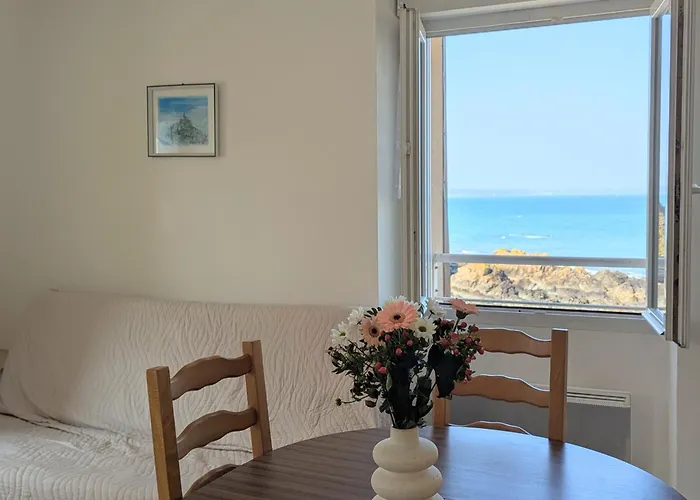 Appart vue mer et sur les falaises-Face au sentier de randonnée
