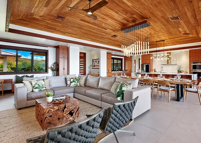 Private Luxury 6-Bedroom Villa In Kukuiula, Panoramic Ocean View, Heated Infinity Pool, Spa, Sleep Up To 22