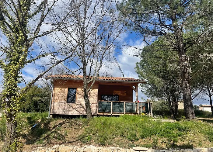 Chalet tous confort avec piscine lagon