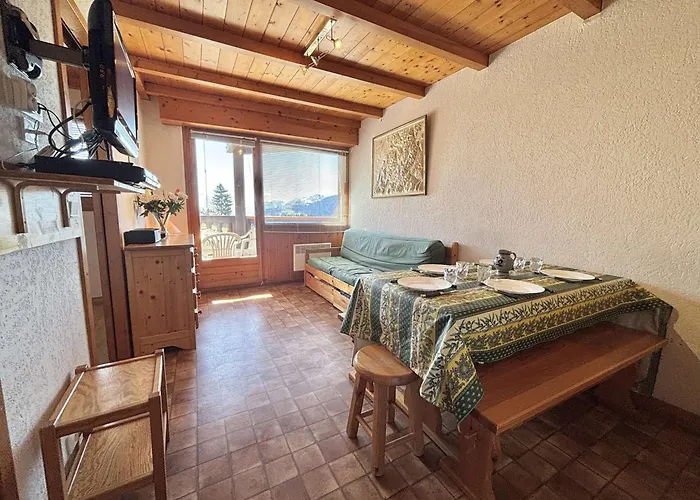 À deux pas des pistes : Appartement 2 pièces cabine à Crest-Voland – 4-6 pers. - FR-1-595-65