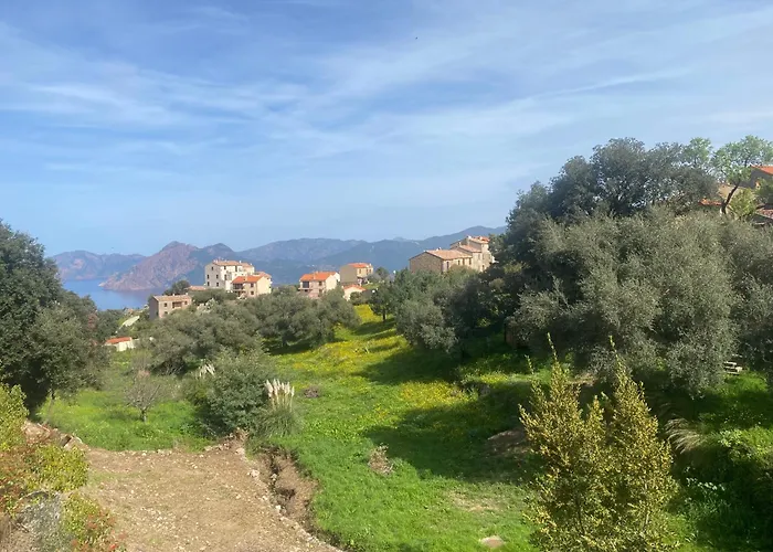 Piana - vue mer et village