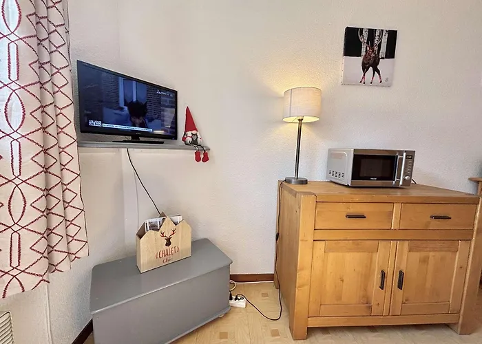 Studio cosy à Notre-Dame-de-Bellecombe, proche des pistes et commerces - 4 pers, balcon, parking - FR-1-595-25