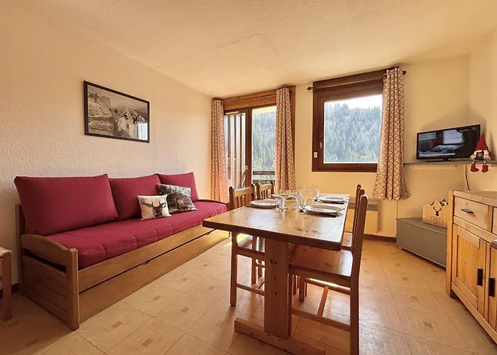 Studio cosy à Notre-Dame-de-Bellecombe, proche des pistes et commerces - 4 pers, balcon, parking - FR-1-595-25