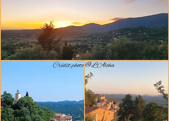 L'Aloha Gîte de charme au cœur de Fayence avec Vue Panoramique