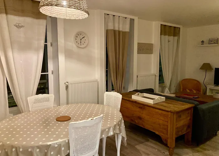La maison Virginie appartements de 1 à 5 pers cosy central parking gratuit linge fibre proximité port lac canal piscine