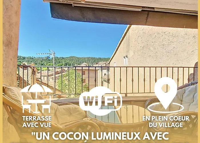 En Plein Coeur Du Village , Terrasse Avec Vue