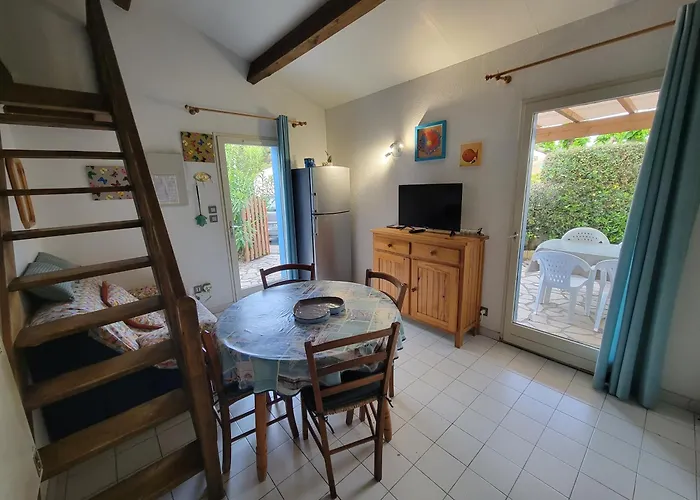 Jolie Maison D'Angle 4 Couchages Dans Residence Privee A 300M De La Mer Portiragnes Plage Lrhp47