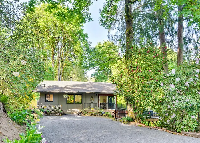 Riverfront Woodland Cabin: Wooded & Forested Views