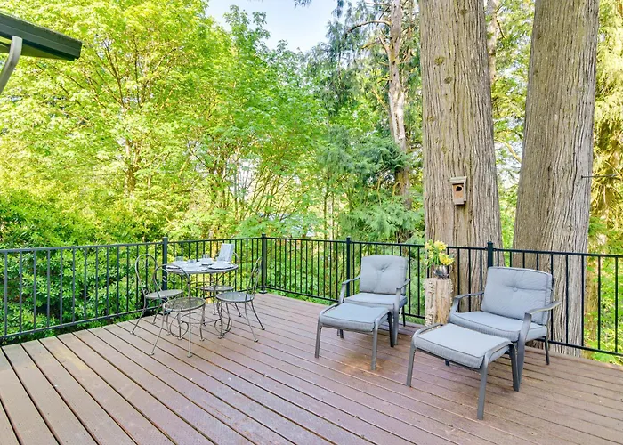 Riverfront Woodland Cabin: Wooded & Forested Views