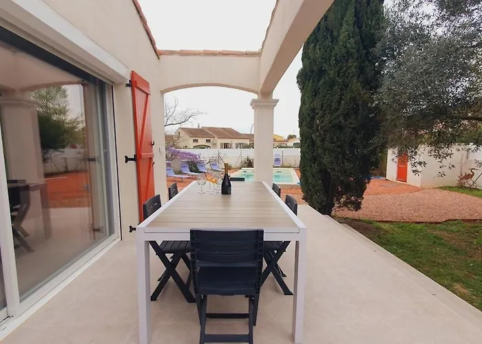 Villa Carole 15min des plages - Piscine Wi-Fi Clim - ROSSIconciergerie - Linge inclus