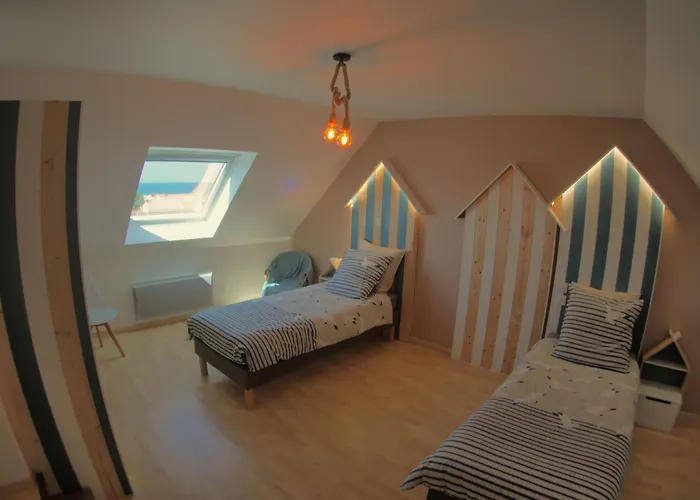 D'une Pointe à l'Autre, Maison avec vue sur mer, à 400 metres de la Plage de Pentrez