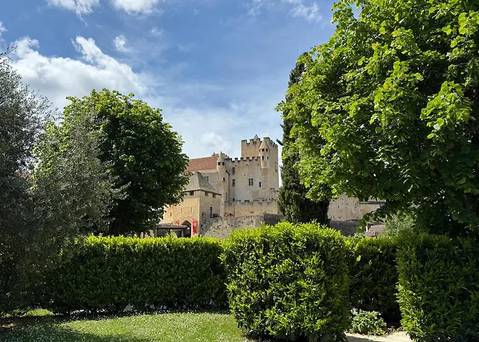 Dream House In Front Of Chateau De Beynac In Perigord , Dordogne