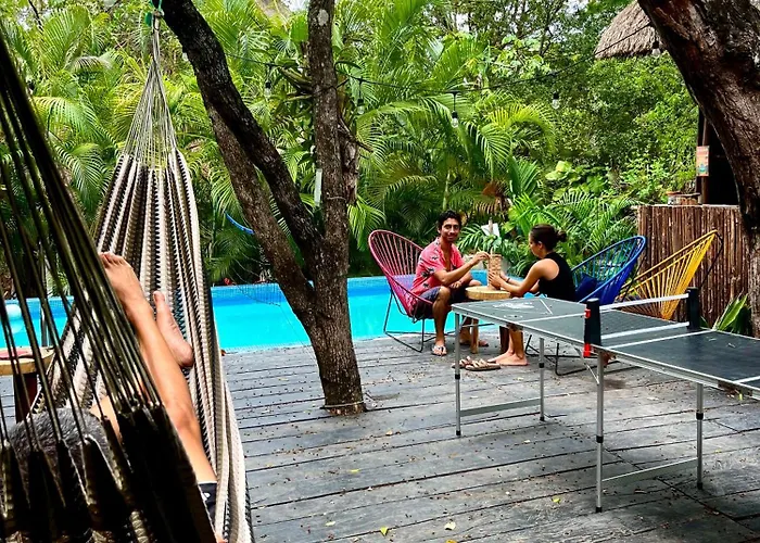 Hotel cerca del colegio: Maui Hostels Tulum