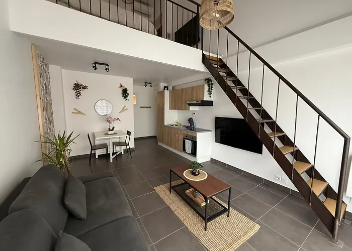 Superbe F2 Duplex Cosy Zen proche Paris&Disneyland