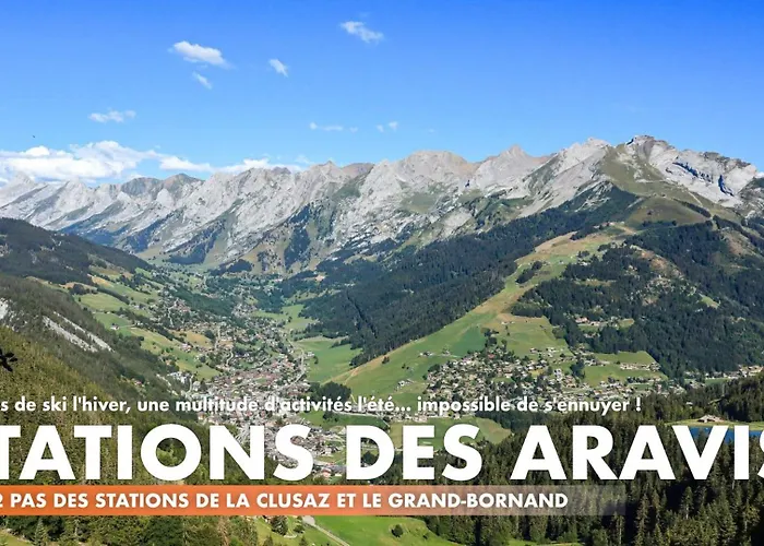 Le Berceau des Aiguilles - Vue montagne, terrasse - AravisTour