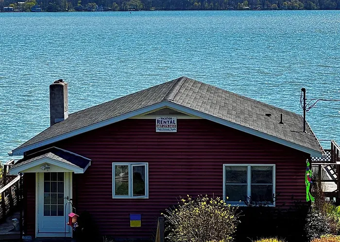 Forever Red Cottage, Waterfront Home On Cayuga Lake Near Flx Wineries