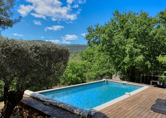 Villa au calme avec vue et piscine - sans vis a vis