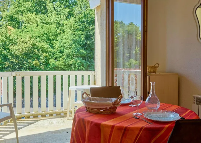 Studio calme avec balcon, animaux bienvenus, Wi-Fi inclus - FR-1-841-50