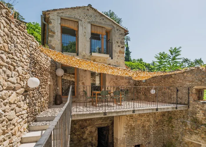 Le Moulin en cevennes - accès privé rivière