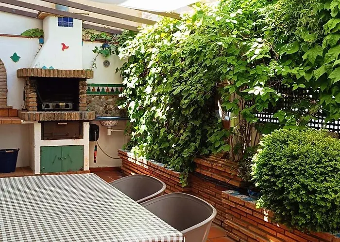 Casa de la Portuguesa, bonita terraza con barbacoa