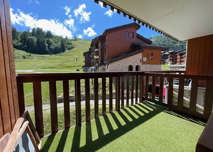Studio ski-in/ski-out, balcon sud, cuisine équipée, 4 pers, animaux ok - FR-1-356-274