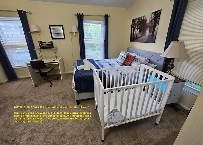 Townhouse With High Speed Wifi & Free Parking