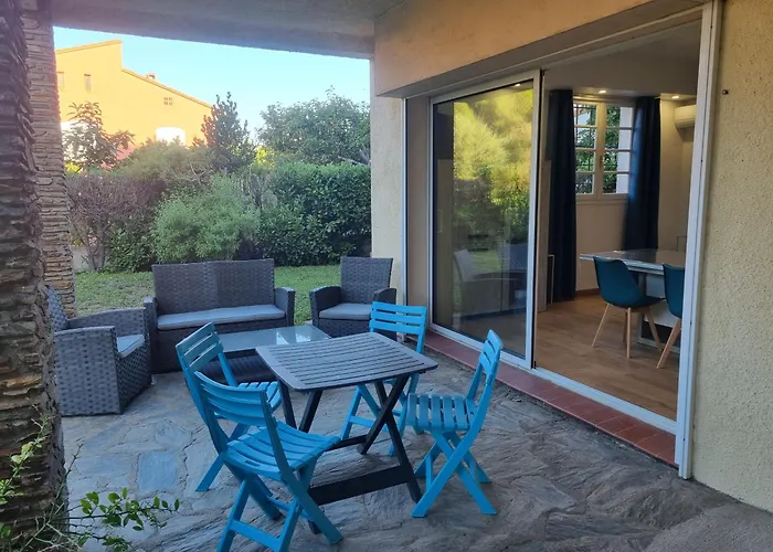 T2 calme avec jardin terrasse et barbecue