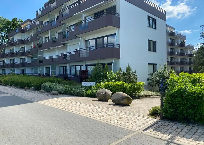 Studio mit Panorama-Meerblick und direkter Strandlage in Scharbeutz