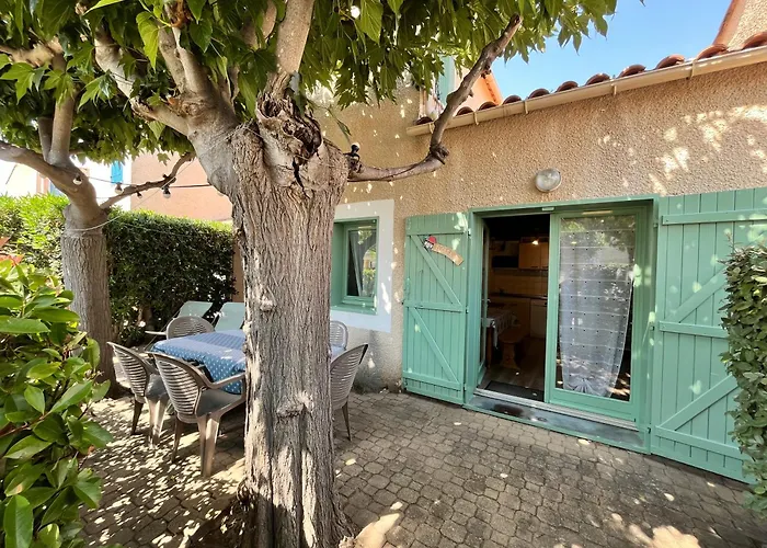 300M De La Plage, Adorable Maison Sud 2 Chambres 5 Couchages Terrasse Ombragee Parking Lrhp14