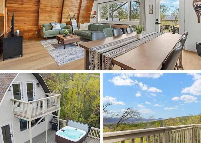 Cozy Mtn Cabin - Epic Views - Hot Tub - Fire Pit