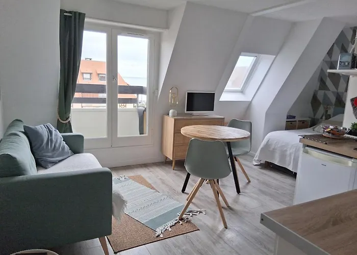 Studio -vue mer résidence Grand Cap