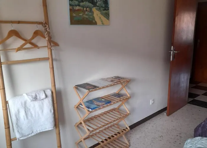 Peaceful room, Thuir centre, view Le Canigou