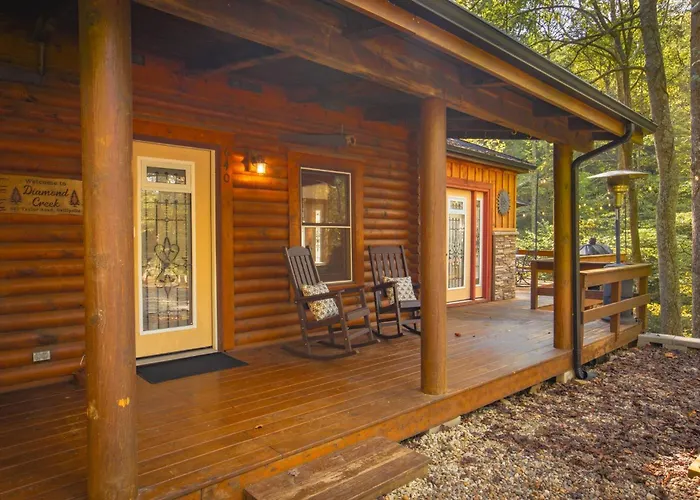 New Hot Tub - Diamond Creek Cabin Sleeps Up To 6