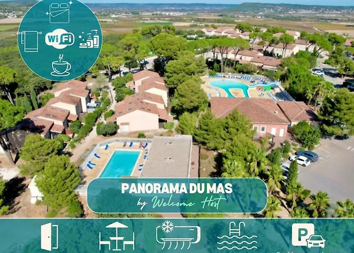 Panorama du mas, 2 Pers Piscine à Calvisson