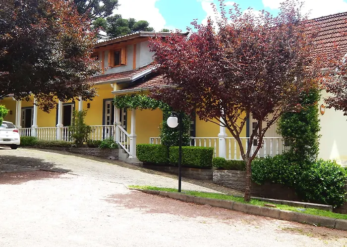 Apartamentos Sulla Collina Centro de Gramado localizado próximo da rua Coberta