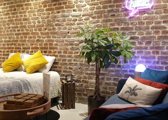 GARY Suite - Studio Cosy, Spa et jardin privatif à 4 min de Cambrai