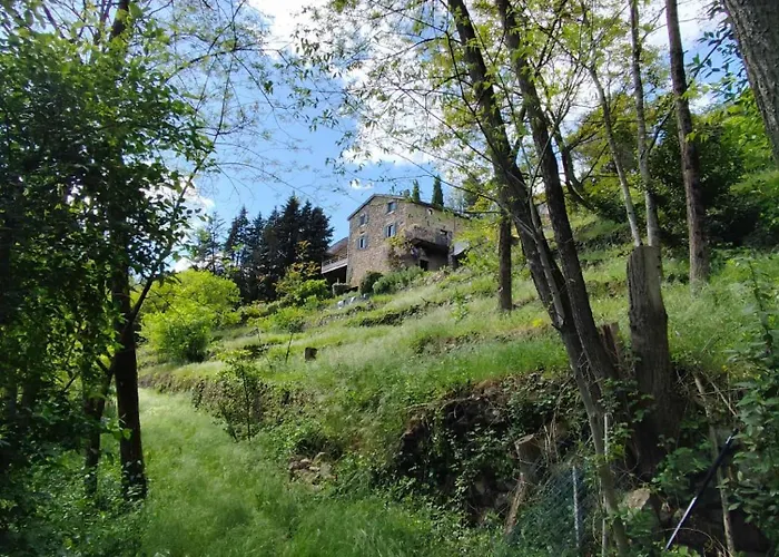 Clède lovée dans la forêt et sa rivière