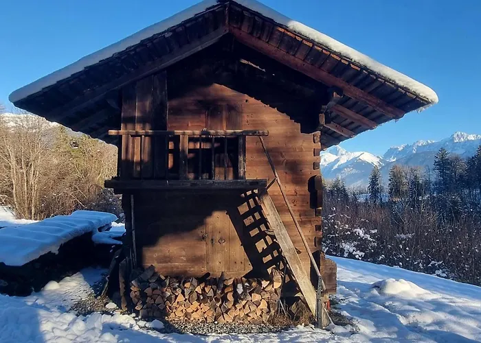 Chalet rénové 3 étoiles, 14 pers, vue Mont Blanc, Wifi - FR-1-560-102