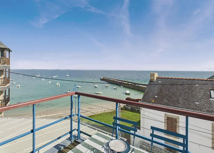 Vue mer - Maison pour 7 avec balcon