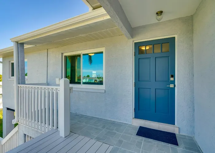 Boat Dock & Patio: Canal-Front St James City Home!