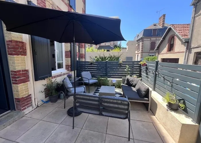 Belle Maison centre Villerville - 8 personnes - Terrasse