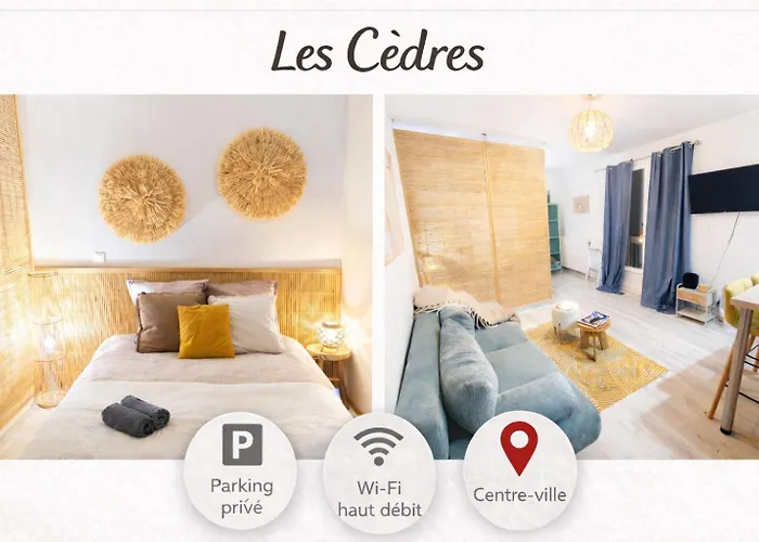 Grand studio - clim mobile et ventilateur - parking