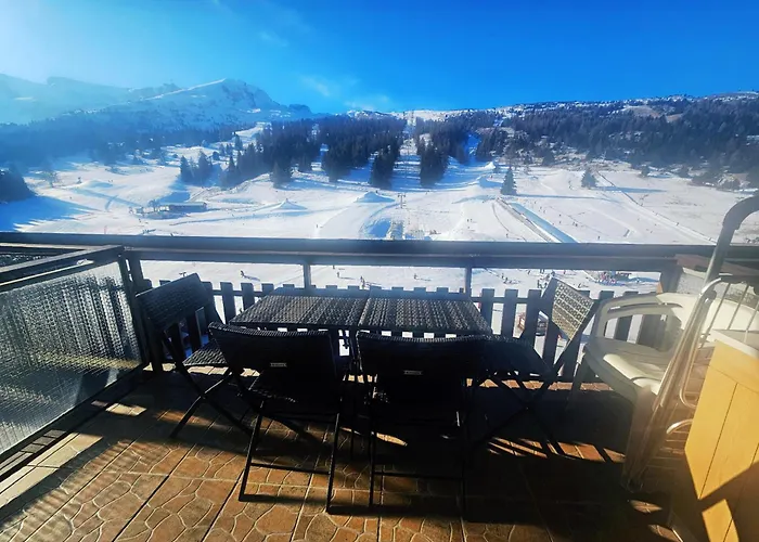 Studio sud 5 personnes superdevoluy pied des pistes